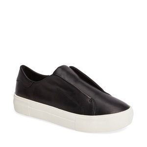 J Slides leather slip on sneakers